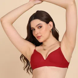 DressBerry Transparent Straps Medium Coverage Heavily Padded T-shirt Bra-picture-15
