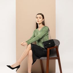 her by invictus Solid Acrylic Pullover-image-91