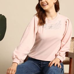 Mast & Harbour Floral Embellished Sweatshirt-picture-50