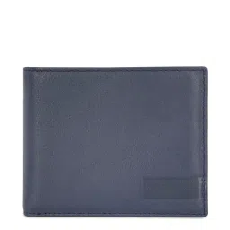 United Colors of Benetton Iver Navy Leather Solid Bi-Fold Wallet-image-69