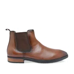 Imperio by Regal Men's Tan Chelsea Boots-image-4