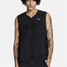 Puma Black Regular Fit Jacket-image-28