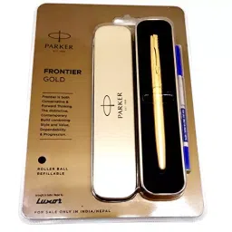 Parker Frontier Gold Trim Gold Fountain Pen with Refil Gold Body Color, 9000028249-picture-39