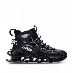 Atom Men's Alpha Predator Black Running Shoes-5