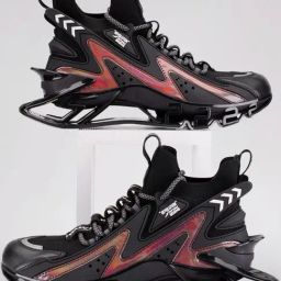 Atom Men's Spring Edge Alpha 2 Black Running Shoes-15