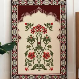 Indian Classic Art Multicolor Canvas Abstract Wall Art-31