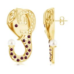 Kicky & Perky Kalaras (Madhubani) 925 Sterling Silver Earrings For Women-image-10