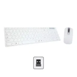 Zebion SLIMFIT G1600 White Wireless Keyboard & Mouse Combo-14