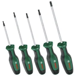 Bosch Screwdriver Set Torx Head Ergonomic, Magnetic Tip for, Home and Garden, 1600A02BX6 (Pack of 5)-3