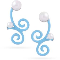 Kicky & Perky Corolla 925 Sterling Silver Earrings For Women-image-34