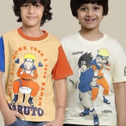 Kidsville Multicolor Cotton Printed T-Shirt-image-20