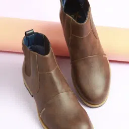 ID Men's Mocha Chelsea Boots-image-62