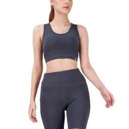 Soie Grey Sports Bra Shorts Set-image-29
