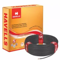 Havells Life Line Plus 95 Sq.mm 1 Core Flame Retardant HRFR Industrial Cable Black, 90 m-image-91