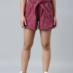 Go Colors! Purple Plain Shorts-picture-15