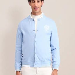 U.S.Polo Association Blue Regular Fit Reversible Jacket-image-62