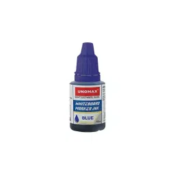 UNOMAX White Board Marker Ink Blue 15 ml (Pack of 10)-19