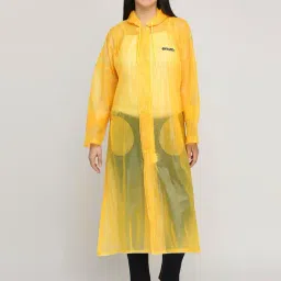 Citizen Yellow Polyester Regular FitRain Jacket-picture-34