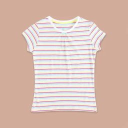 Pantaloons Junior Multicolor Cotton Striped T-Shirt-image-68