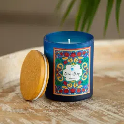ExclusiveLane Ocean Breeze Blue Wax Jar Scented Candles-picture-36