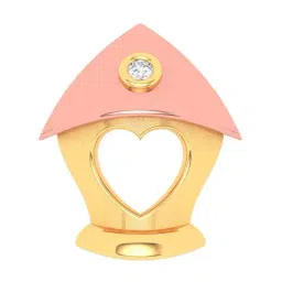 P.C. Chandra Jewellers 22k Yellow Gold A Love Sign Cutout Pendant-picture-39
