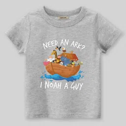 INCLUD Girls Graphic Printed Round Neck Short Sleeves Regular Fit Casual T-Shirt-image-40