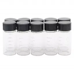 Rasayan 10ml Sample Vials & Cap and Plug 35306 image 1