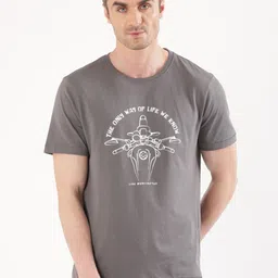 TVS Unisex Typography Printed Raw Edge T-shirt-image-107