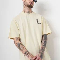 Genoa Men Printed Drop-Shoulder Sleeves T-shirt-picture-18