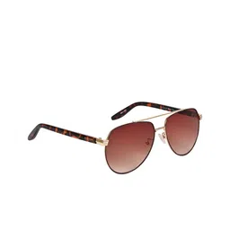 Kenneth Cole Unisex Aviator Sunglasses with UV Protected Lens KC1420 58 48F-image-19