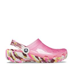 Crocs Men's Classic Pink Back Strap Clogs-10
