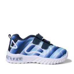 Tiny Bugs Kids Blue & Black Velcro Shoes-image-17