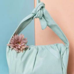 HauteSauce Blue Medium Duffel Bag with A Knotted Strap-28