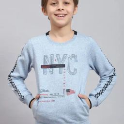 Monte Carlo Kids Blue Printed Full Sleeves Sweatshirt-image-61