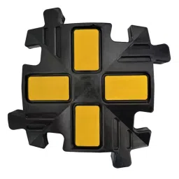 RS PRO 150mm Black/Yellow Cable Cover in Rubber, 20mm Inside dia, 2522835-image-5