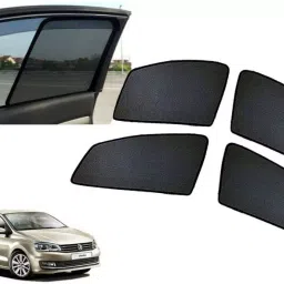 Auto Pearl Side Window Sun Shade Cover for Skoda Laura (Black)-image-69