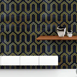 ArtzFolio Printed UV-Resistant Anti-Bacterial Deco Geometric Pattern Peel & Stick Wallpaper-image-21