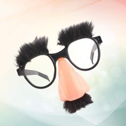 Toyvian 1 P Gles with Nose & stahe Big Nose Funny Gles oween Pa Deoat y ps image 3