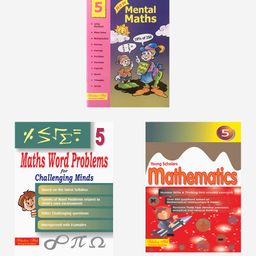 Maths WorkBook Combo Mental Maths Set of 3 Books - English-6