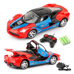 Fiddlerz Rechargeable Sports Racing Toy Car with Openable Doors & Working Light - MultiColor-19