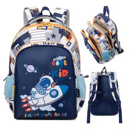 YAMAMA School Bags Astronaut Backpack For Kids With Adjustable Straps Premium Design Bag For Kids Best For School Picnic Holidays - (Height 14 Inch - Multicolor)-image-23