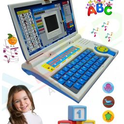 ADKD Educational English Learner Laptop with Fun Activities Keyboard & Mouse for Kids - Blue-image-39