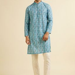 Manyavar Men Printed Kurta-13