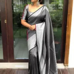 Visit Wear Woven Design Zari Pure Silk Banarasi Saree-image-16