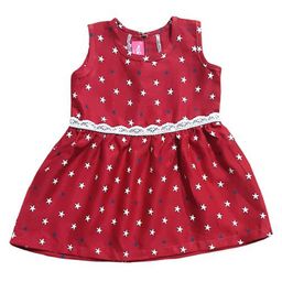 PRACHALAN Polka Dot Print A-Line Dress-image-62