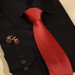 Louis Philippe Red Striped Tie-picture-42