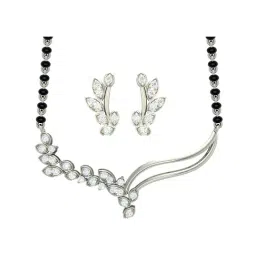 Clara Freya 92.5 Sterling Silver Mangalsutra Set-image-91