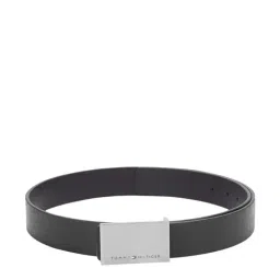 Tommy Hilfiger Amos Black Leather Reversible Belt for Men-image-34