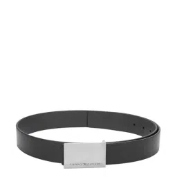 Tommy Hilfiger Amos Black Leather Reversible Belt for Men-image-74