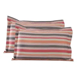 Maspar Eclectic Treasures Red & Orange Pillow Covers - Set of 2-11